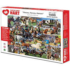MH Puzzle - Horses, Horses, Horses - 1000 pieces