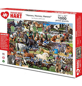 MH Puzzle - Horses, Horses, Horses - 1000 pieces
