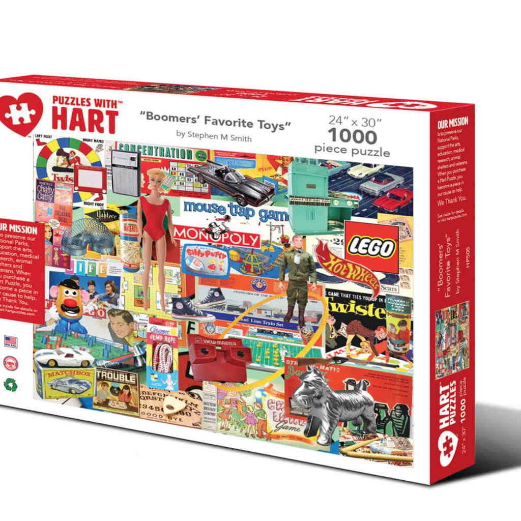 MH Puzzle - Boomers' Favorite Toys - 1000 pieces