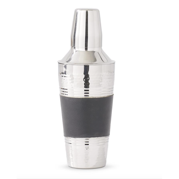 Stainless-Steel Hammered Cocktail Shaker