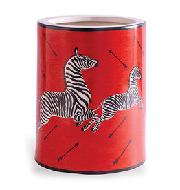 MH Ice Bucket - Scalamandre Zebra - Red
