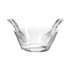 MH Salad Bowl w/Servers - Synthetic Crystal - Clear