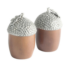 MH Salt & Pepper - Acorn - Wood & Pewter