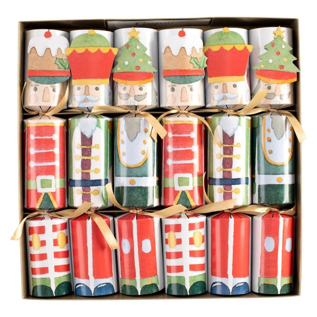 MH Christmas Crackers - 12.5" -  March of the Nutcrackers - Box of 6