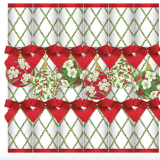 MH Christmas Crackers - 12" -  Ornament and Trellis - Box of 6