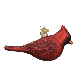Ornament - Blown Glass - Northern Cardinal