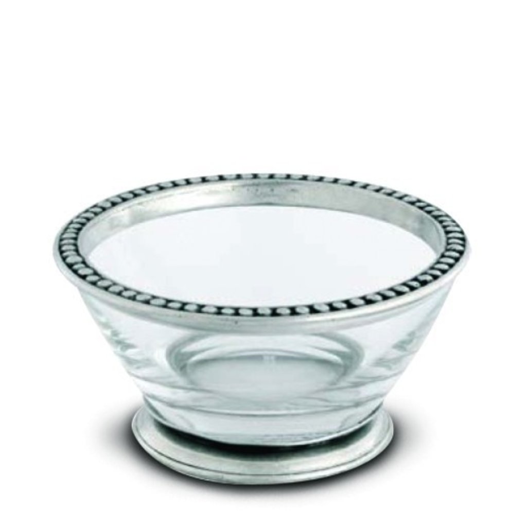 MH Bowl - Medici Angle Bowl - Glass & Pewter - Multiple Sizes