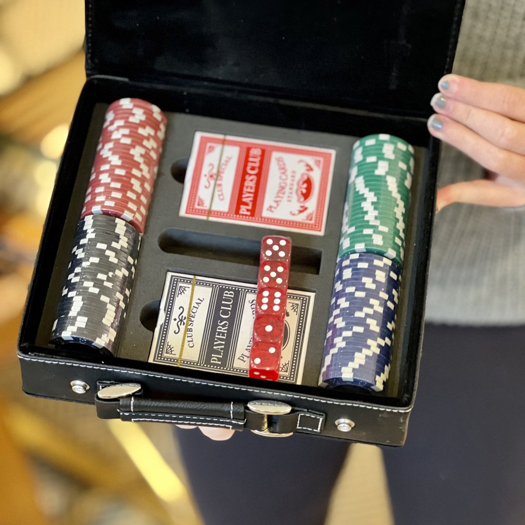 Poker Set - Laser Engraveable - 100 Chips