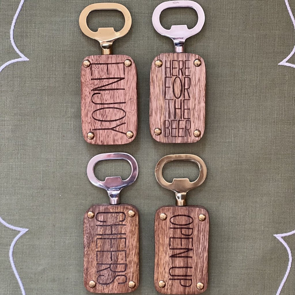 Bottle Opener - Wood - Assorted