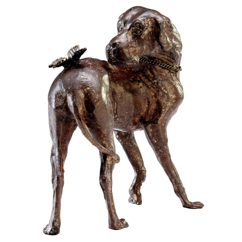 Sculpture - Dog with Butterfly