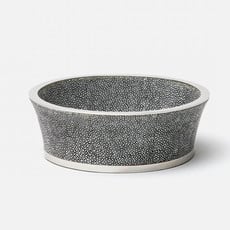 Angelica Cool Gray/Silver Wine Coaster