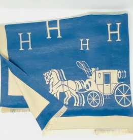 Scarf - H Inspired - Equestrian - Navy