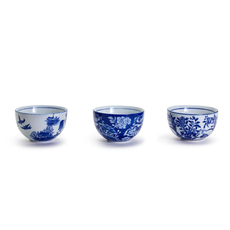 Bowl - Chinoiserie - 12oz - 3Hx4.75D -