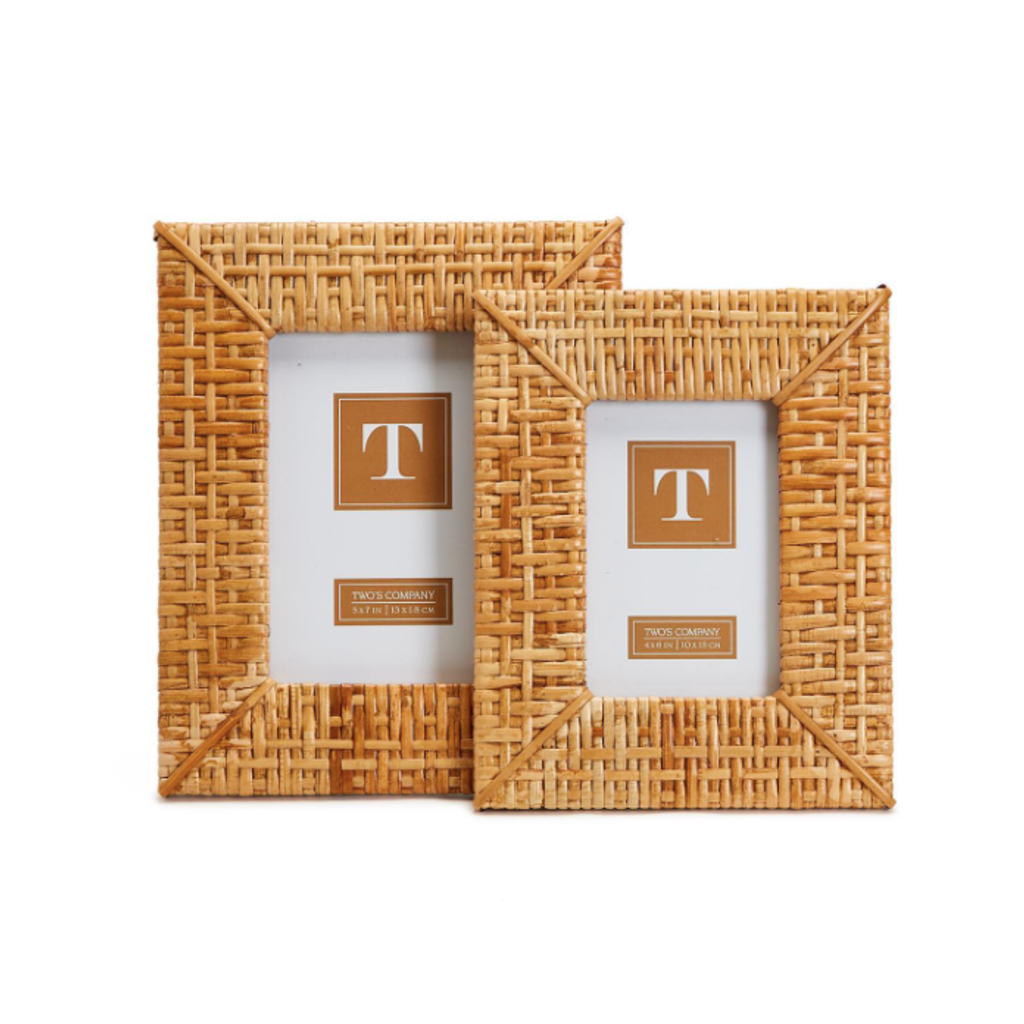 Frame - Weft and Weave Rattan - Tan - 5x7"
