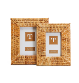 Frame - Weft and Weave Rattan - Tan - 4x6"