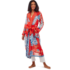 MH Robe - Red with Blue Vase