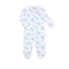 MH Toile - Boy  - Zipper Footie -