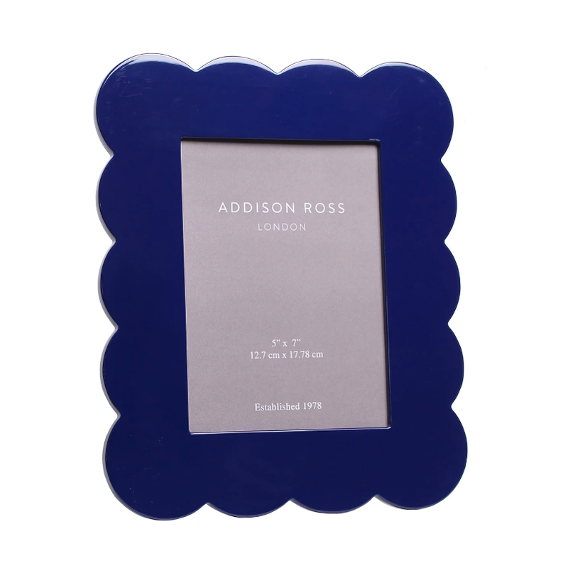 Frame - Lacquer Scalloped - Navy