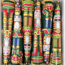 MH Christmas Crackers - 12" -  Nutcracker Cone - Box of 6