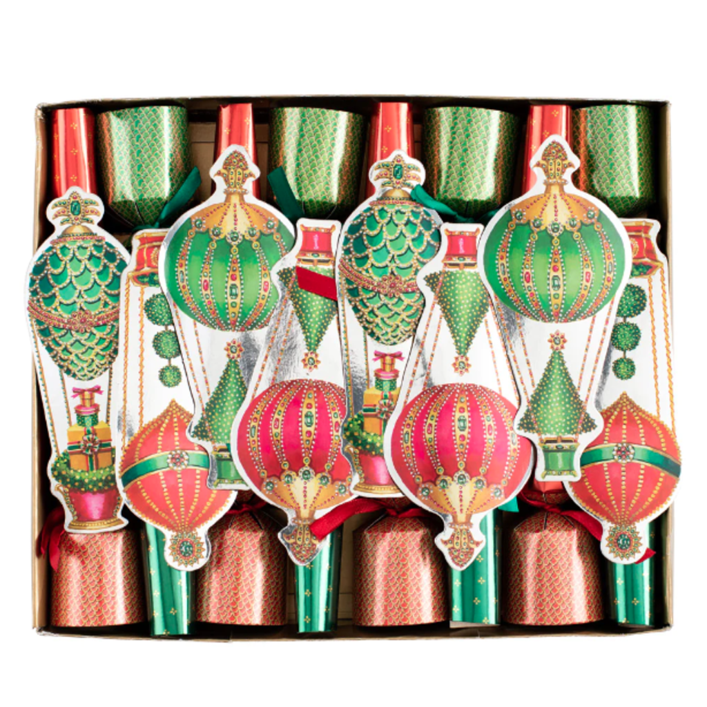 MH Christmas Crackers - 12" -  Christmas in Air Cone - Box of 8