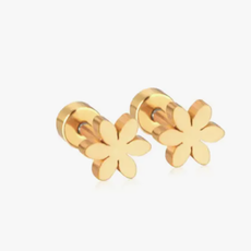 Earrings - Studs - Golden Daisy