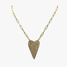 Necklace - True Love - Sparkling Heart -