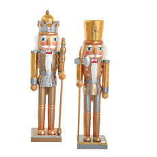 Nutcracker - Gold and Silver - Assorted - 15"