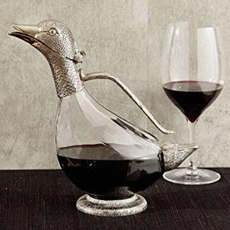 Decanter - Duck - Silver-plated - 26"