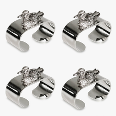 Napkin Ring - Duck - Silver-Plated - S/4