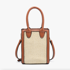 Bag - Fauna - Straw/Vegan Leather -