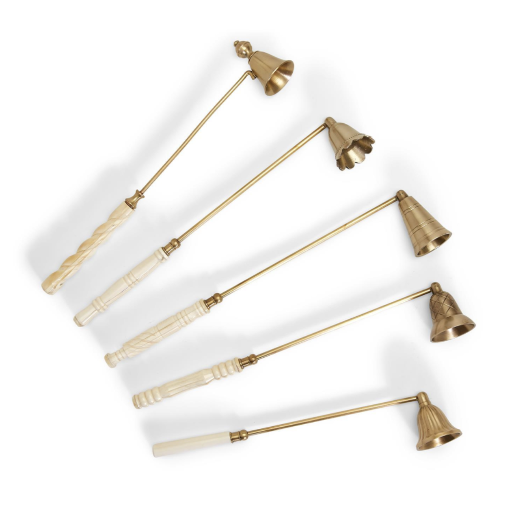 MH Candle Snuffer - Gold & Resin Bone - Ast'd