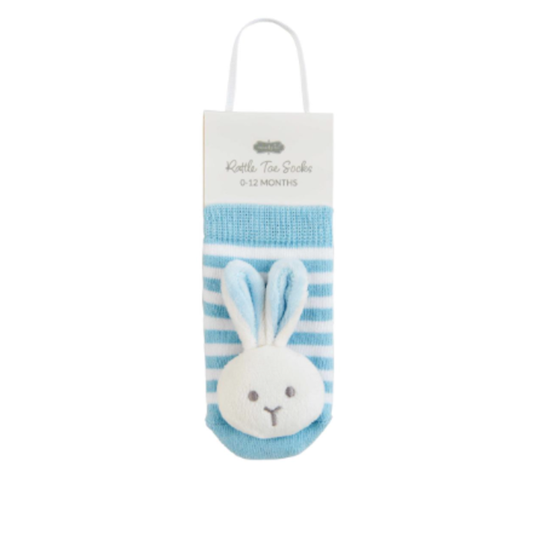 Baby Socks - Bunny Rattle -