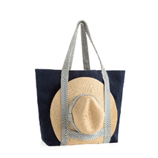Tote - Sol Tote and Hat - Navy