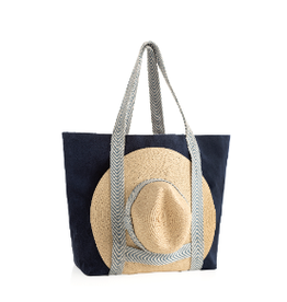 Tote - Sol Tote and Hat - Navy