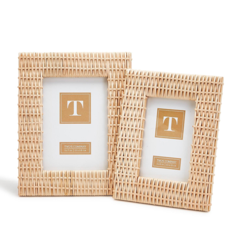 Frame - Criss Cross Weave - Rattan - Natural -