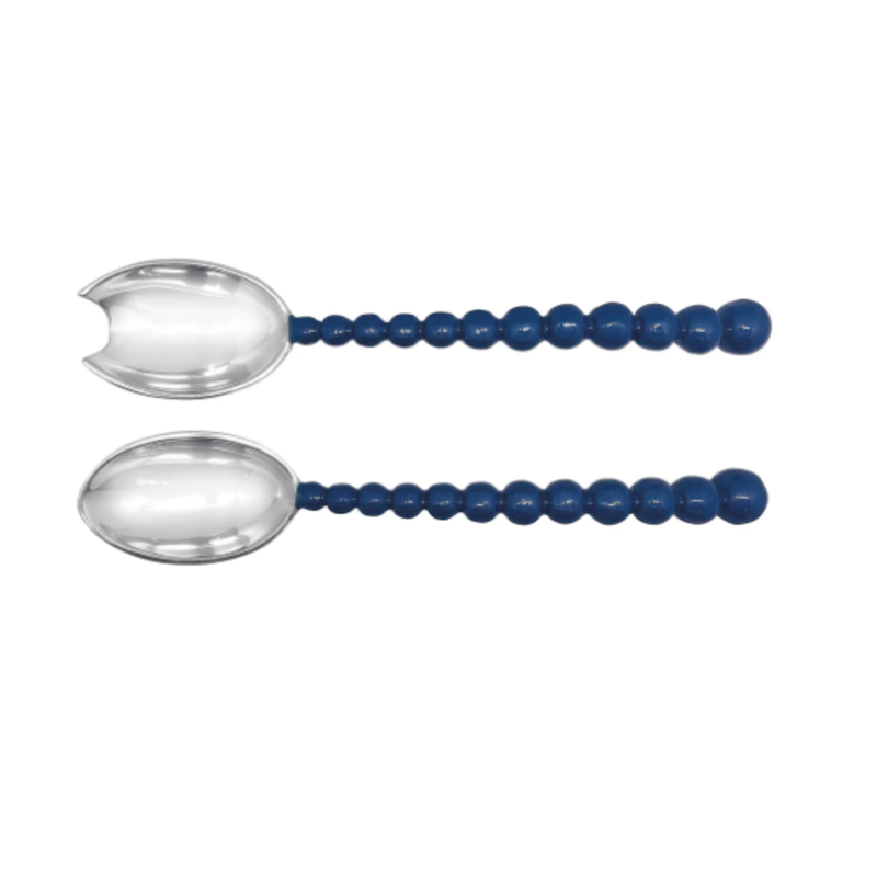 Salad Servers - Pearled Large -