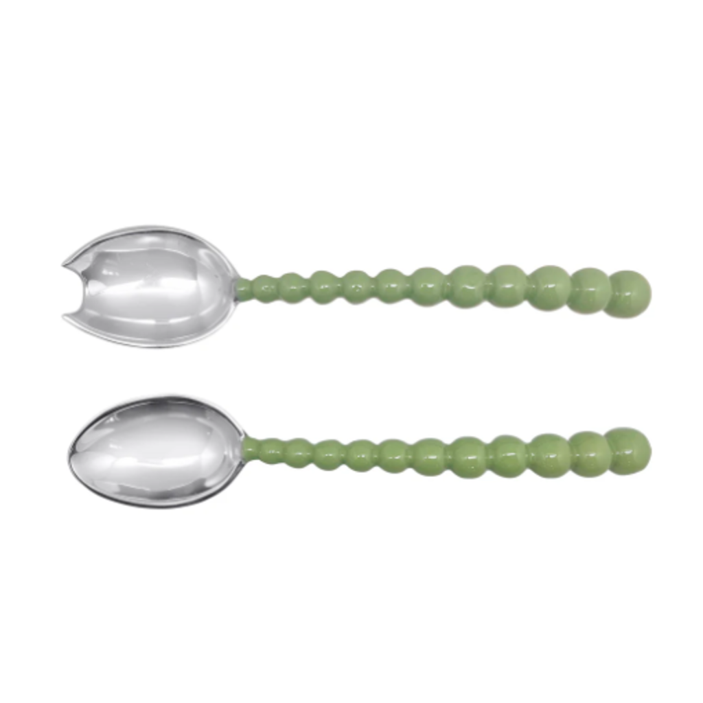 Salad Servers - Pearled Large -