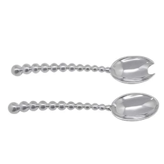 Salad Servers - Pearled Large -