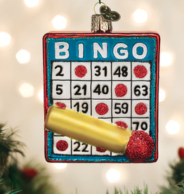Ornament - Blown Glass -  Bingo