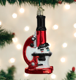 MH Ornament - Blown Glass - Microscope