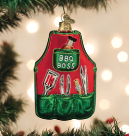 MH Ornament - Blown Glass - BBQ Apron