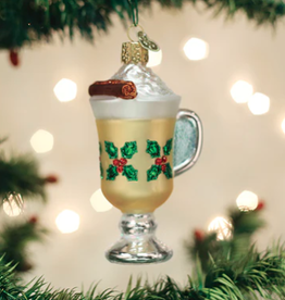 MH Ornament - Blown Glass - Eggnog