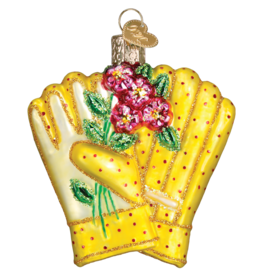 MH Ornament - Blown Glass -  Gardening Gloves