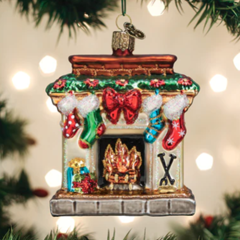 MH Ornament - Blown Glass - Holiday Hearth