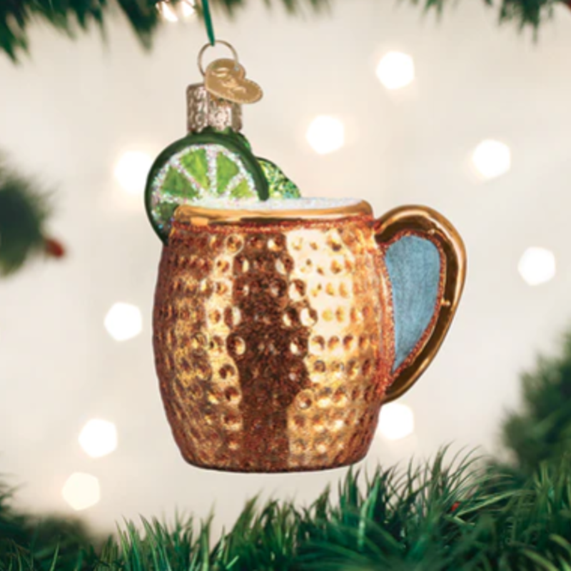 MH Ornament - Blown Glass - Moscow Mule Mug