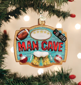 MH Ornament - Blown Glass - Man Cave