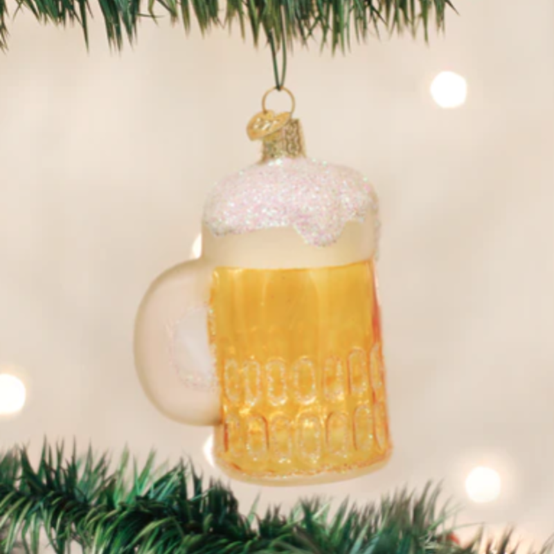 MH Ornament - Blown Glass -  Mug of Beer