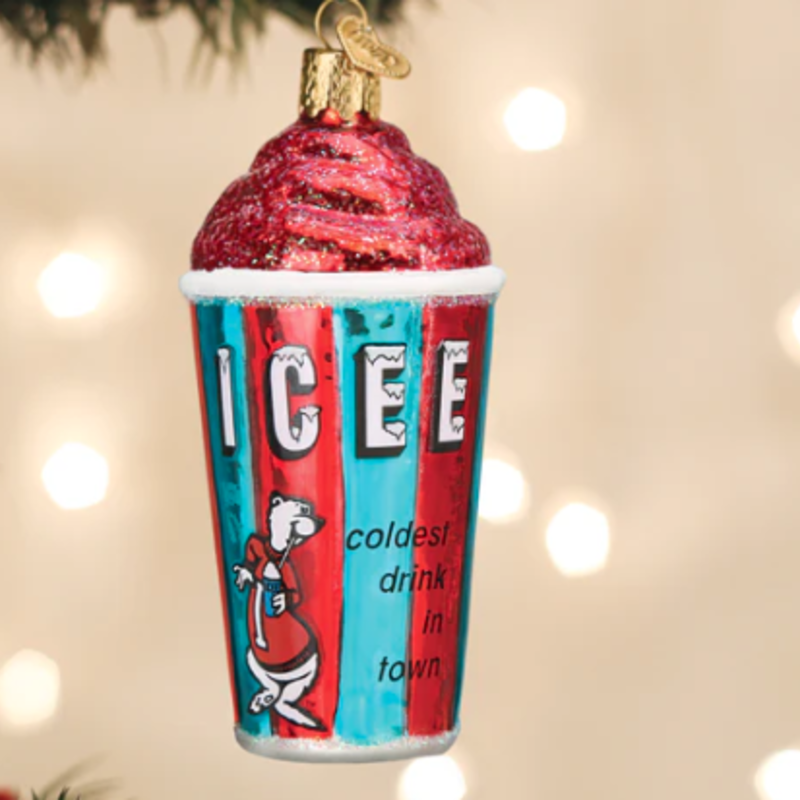 Ornament - Blown Glass -  Icee