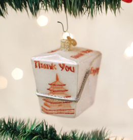 MH Ornament - Blown Glass - Chinese Takeout