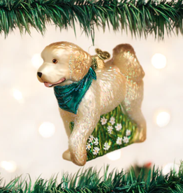 MH Ornament - Blown Glass - Doodle Dog